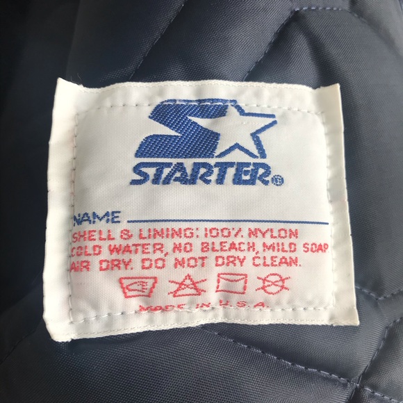 90s VTG STARTER CHICAGO BEARS Jacket Satin Snap M - Picture 11 of 13